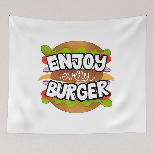 Item preview, Enjoy Every Burger, Homemade burger designed and sold by Mixture-DESIGN.