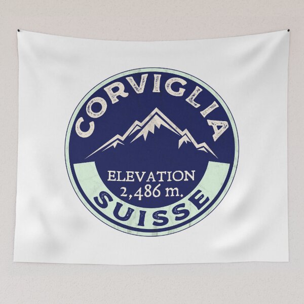 Item preview, Corviglia Saint Moritz Switzerland Skiing St. Ski designed and sold by DESTINATIONS DECAL.