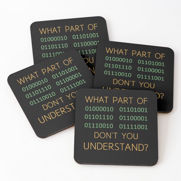 Item preview, Understand Binary Code Funny Programming Coding gift for beginners,coding gifts for adults,coder quote designed and sold by Essakhi12.