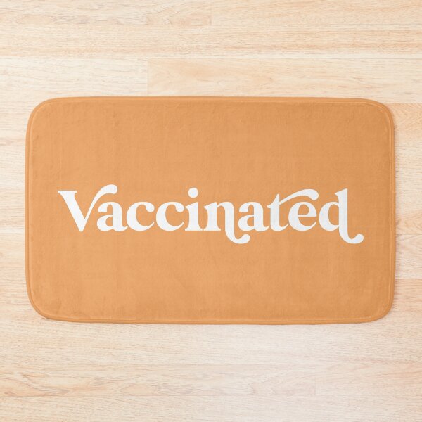 Item preview, Retro Vaccinated Design in with Pumpkin Background designed and sold by cutetype.