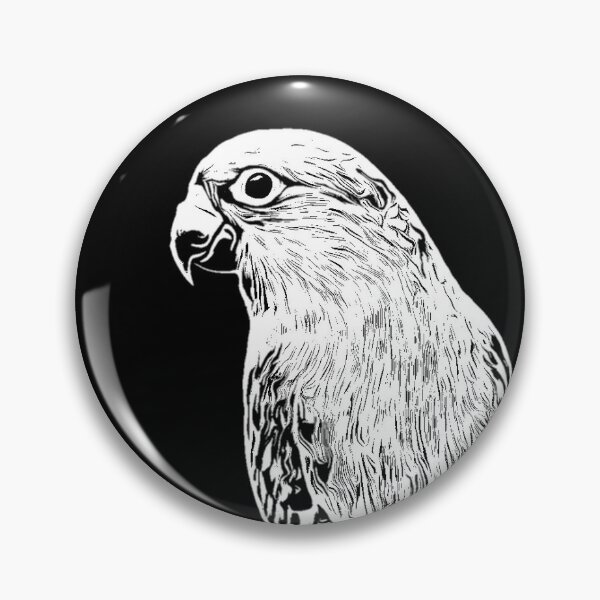 Item preview, parrot black and white designed and sold by KonureKing.