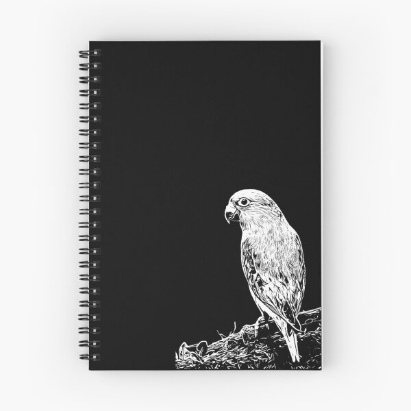 Item preview, parrot black and white designed and sold by KonureKing.