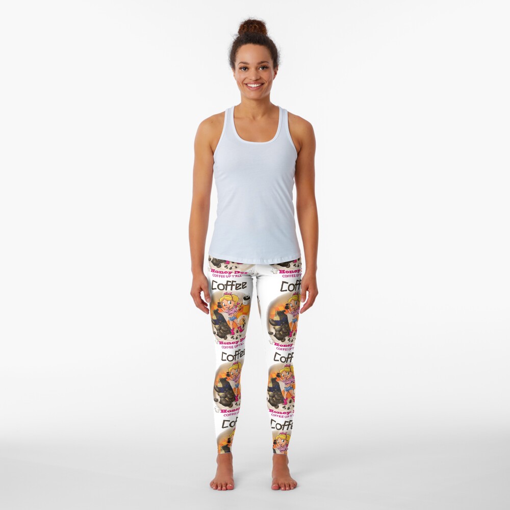 Coffee Up Y'all With Honey Dee Leggings