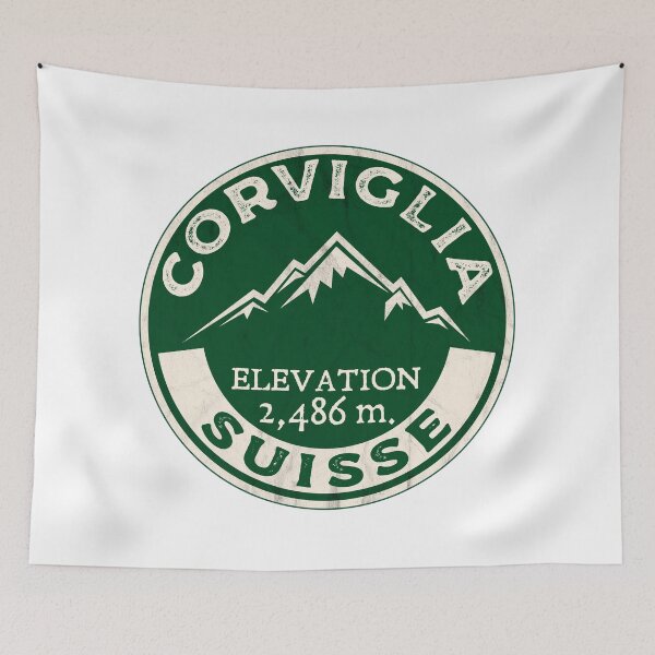 Item preview, Corviglia Saint Moritz Switzerland Skiing St. Ski designed and sold by DESTINATIONS DECAL.