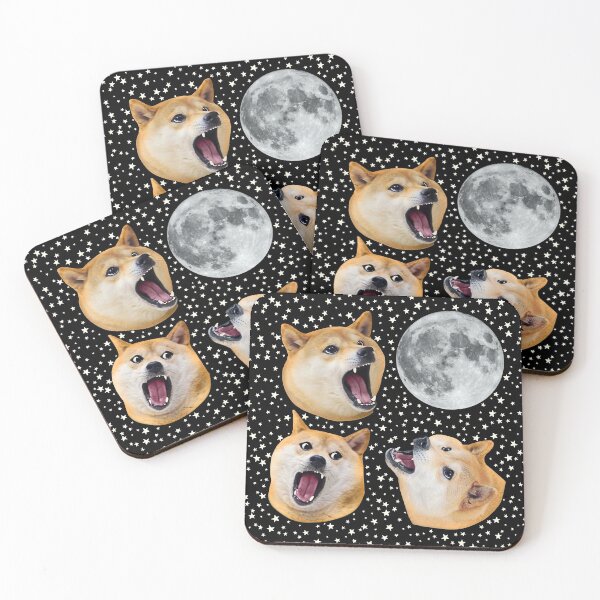 Item preview, Three Doge Night Howling at the Moon designed and sold by SirLeeTees.