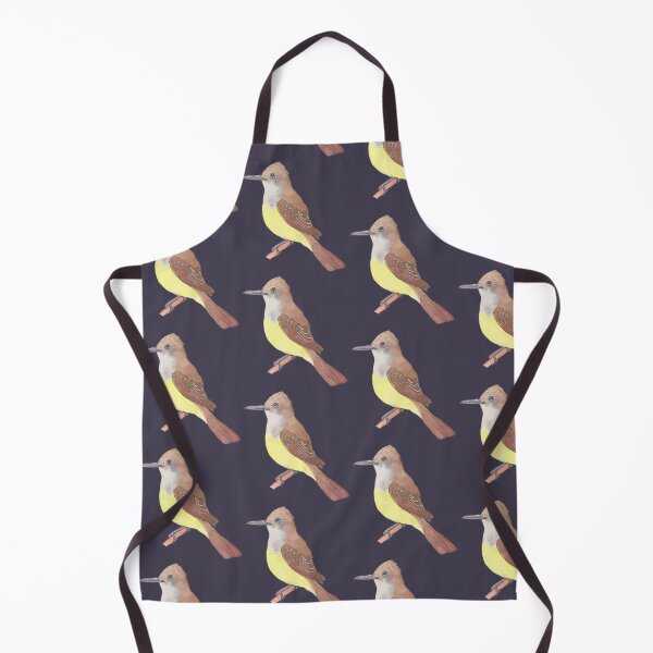 Item preview, Great Crested Flycatcher bird species watercolor art designed and sold by TheWaterBirds.
