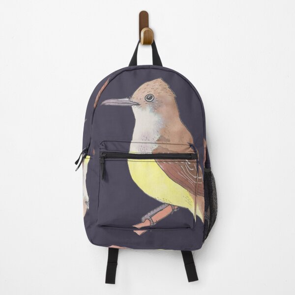 Item preview, Great Crested Flycatcher bird species watercolor art designed and sold by TheWaterBirds.