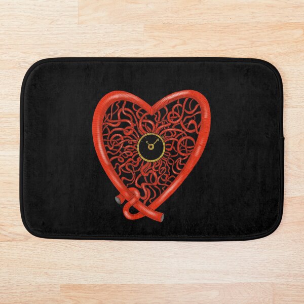 Item preview,  Steampunk heart in color on a black background designed and sold by NorepArt.