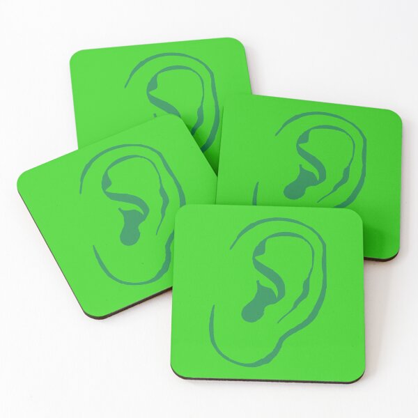 Item preview, ALL EARS - GREEN designed and sold by WOOFANG.