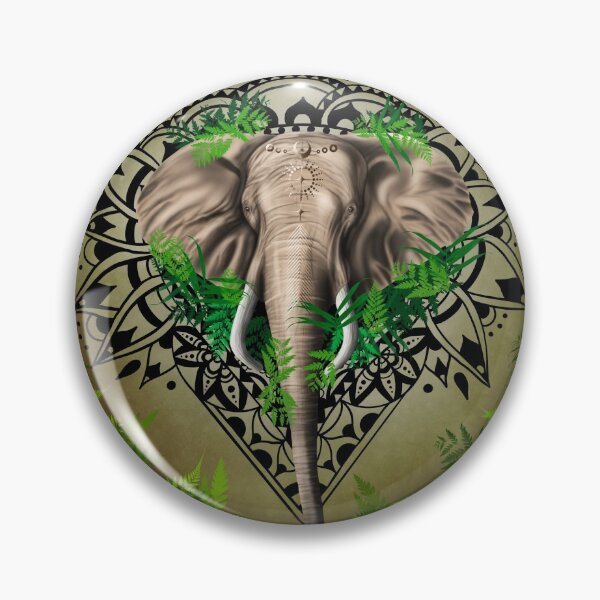 Item preview, Tropical boho elephant artwork designed and sold by urbano-design.