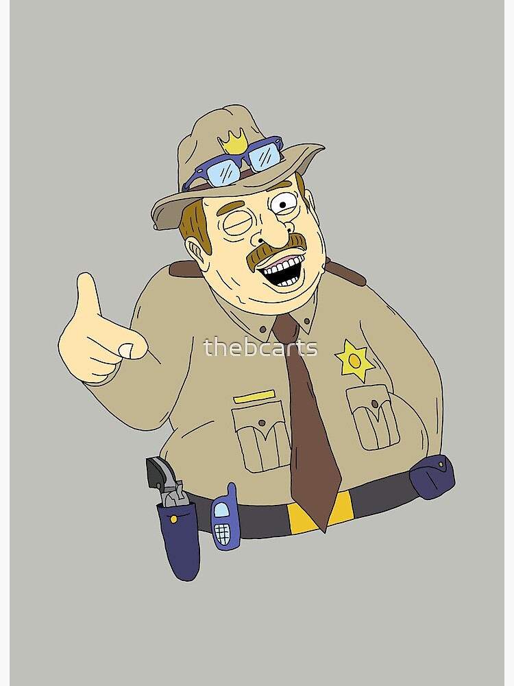 Mr Pickles Sheriff | Art Board Print