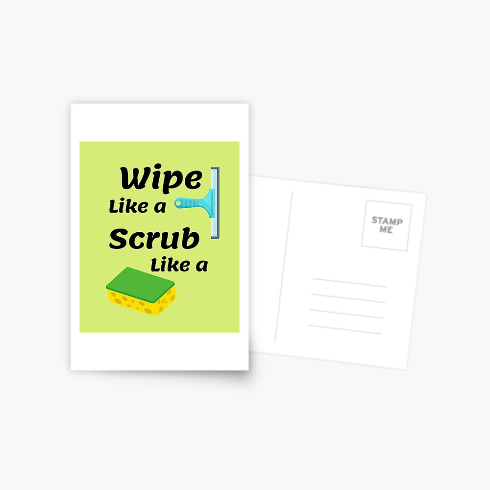 I Like to Clean it Clean it Housekeeper Cleaning Lady Gifts Postcard for  Sale by SavvyCleaner