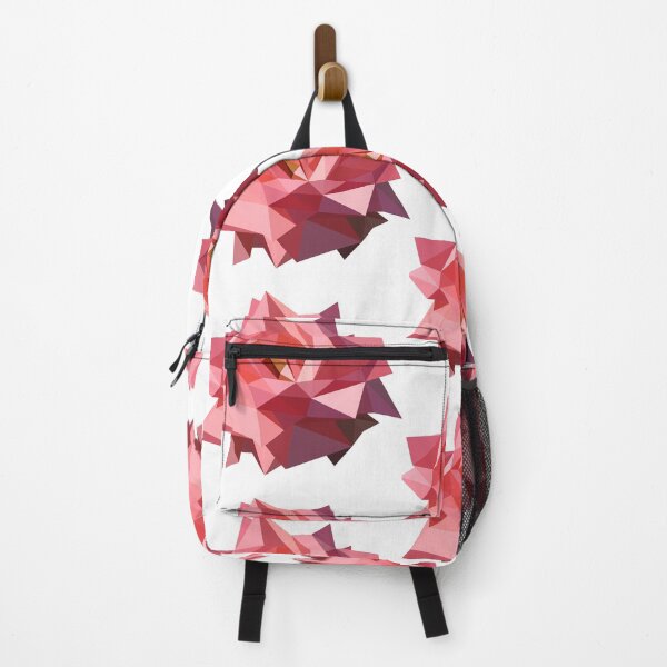 Item preview, Pink Rose Art Polygonal Style Floral Geometric Flower Low Poly designed and sold by Verpax.