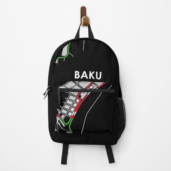 Item preview, BAKU - AZERBAIJAN TRACK MAP FLAG designed and sold by andreanastasio.