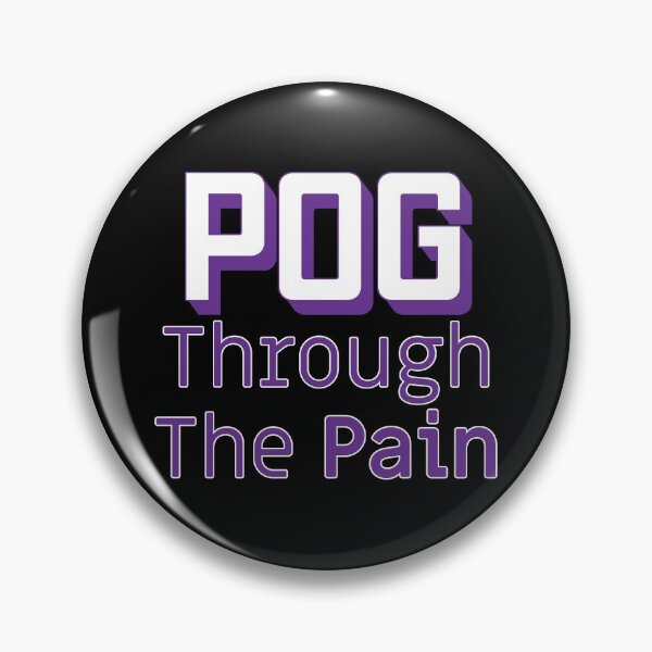 Item preview, POG through the Pain - Purple Text designed and sold by TheMajesticGoat.