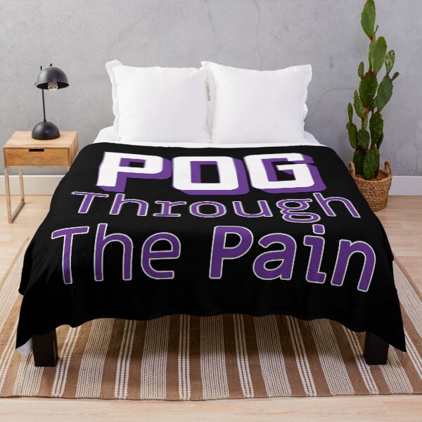 Item preview, POG through the Pain - Purple Text designed and sold by TheMajesticGoat.