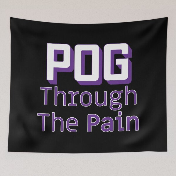 Item preview, POG through the Pain - Purple Text designed and sold by TheMajesticGoat.