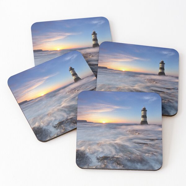 Item preview, Sunset at Penmon Lighthouse, on the Isle of Anglesey designed and sold by bcash.