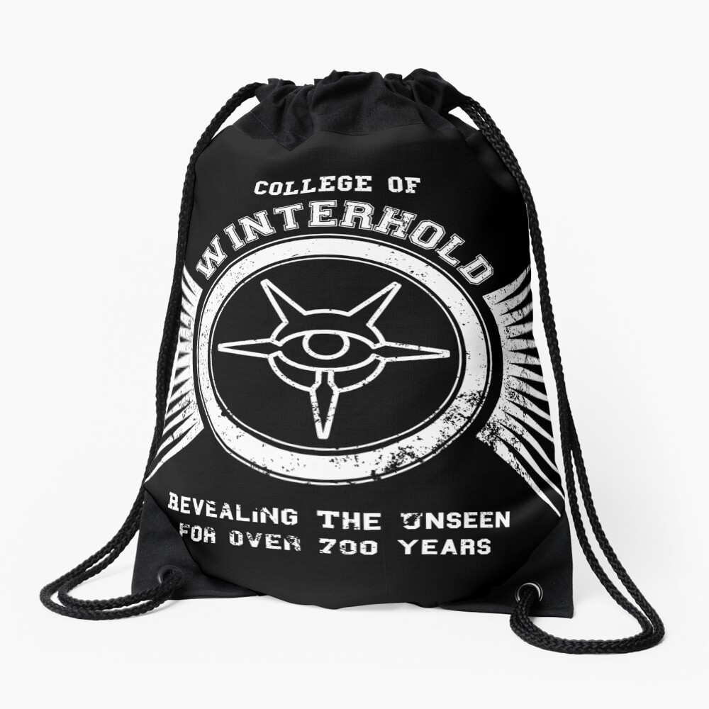 College of winterhold Drawstring Bag