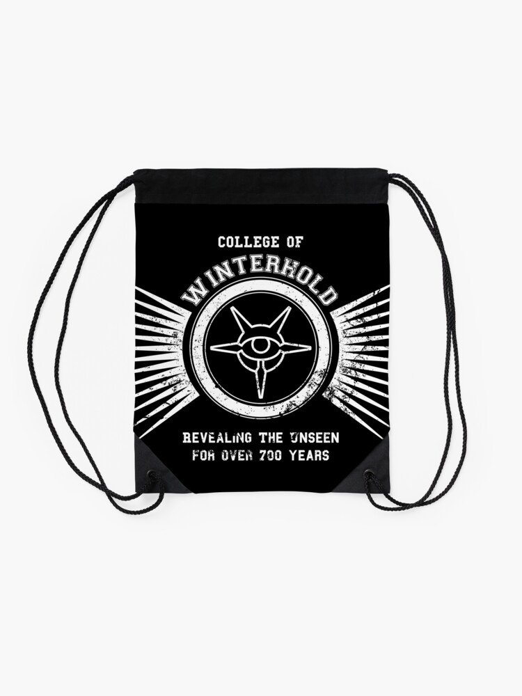 Alternate view of College of winterhold Drawstring Bag