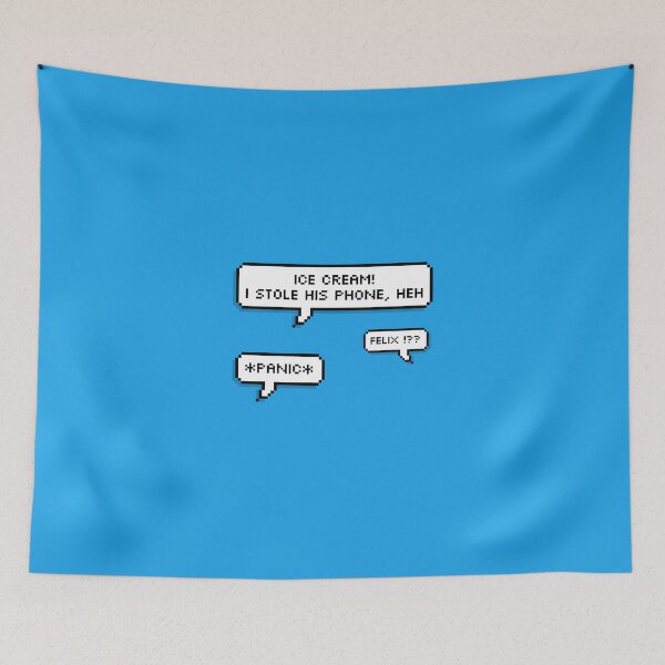 Item preview, Felix stealing Chan's phone "I stole his phone heh" designed and sold by Menna-.