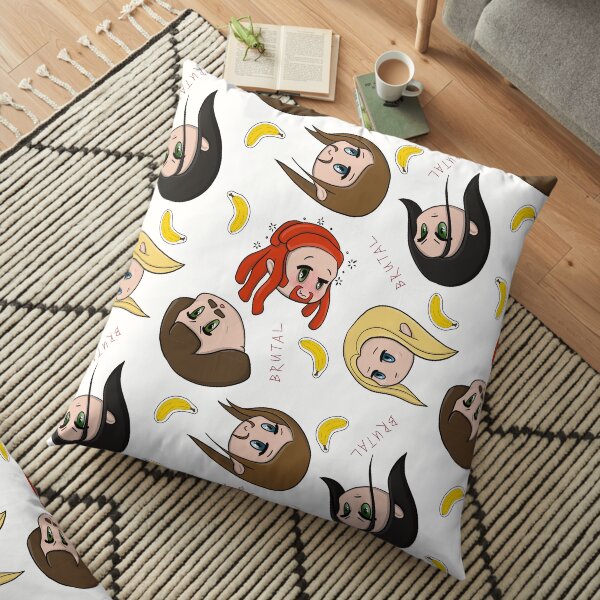 Cute Metalocalypse Heads Floor Pillow