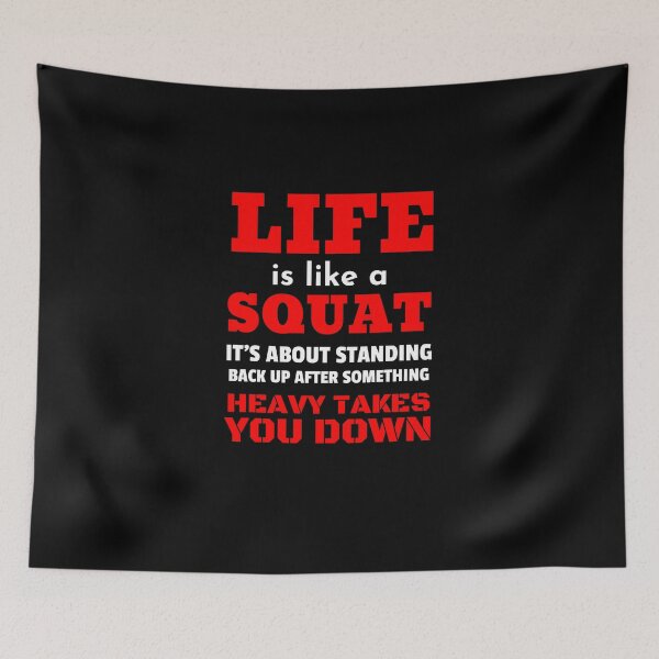 Item preview, Life is like a squat designed and sold by Unchainthebeast.