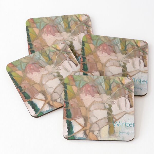 Item preview, Winter scene with colored trees designed and sold by Kelly Onkoa.