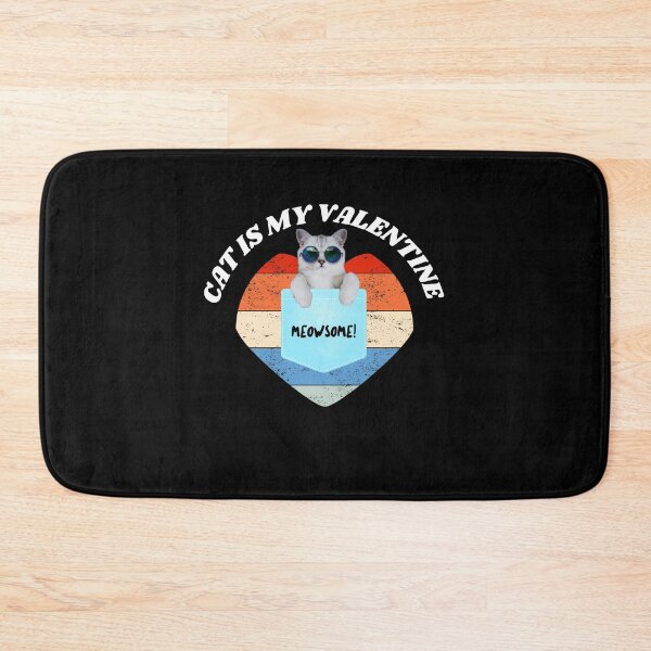 Item preview, My cat is my valentine - Happy Valentines day love Hearts (2021) designed and sold by PrintexDesigns.