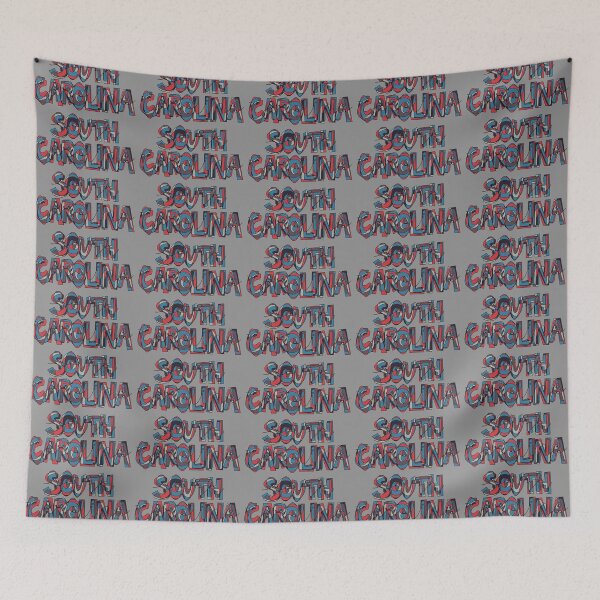 Item preview, Red, Blue, and Purple South Carolina Word Doodle designed and sold by klaireep.