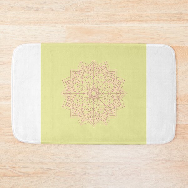 Item preview, Pink mandala with yellow background designed and sold by NaturaFotos.