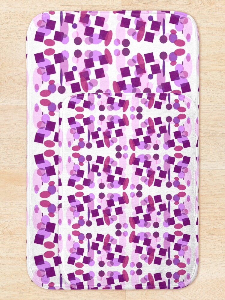 Alternate view of Colourful illusions Bath Mat