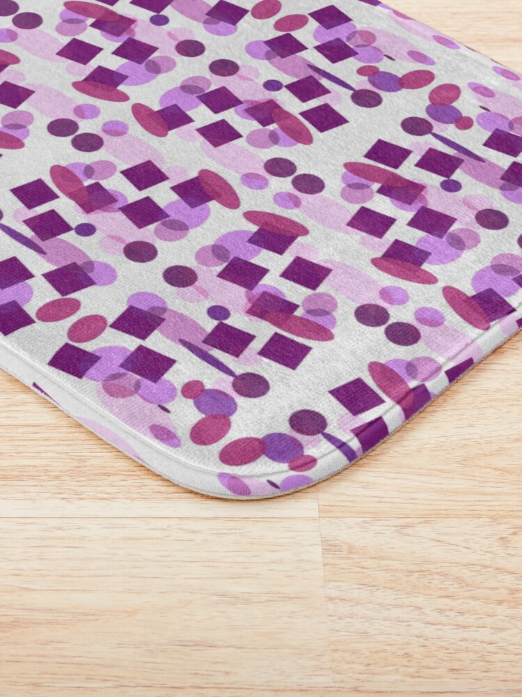 Alternate view of Colourful illusions Bath Mat