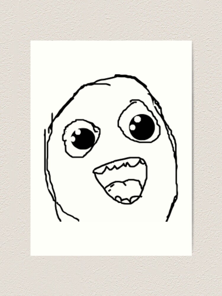 Alternate view of Super Happy Face! Art Print
