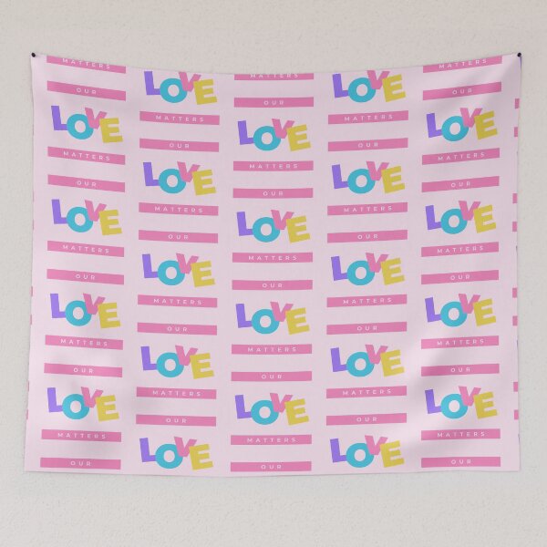 Item preview, Our Love Matters - Funny Cat and Dog Friendship Valentine's Day designed and sold by LordAudes.