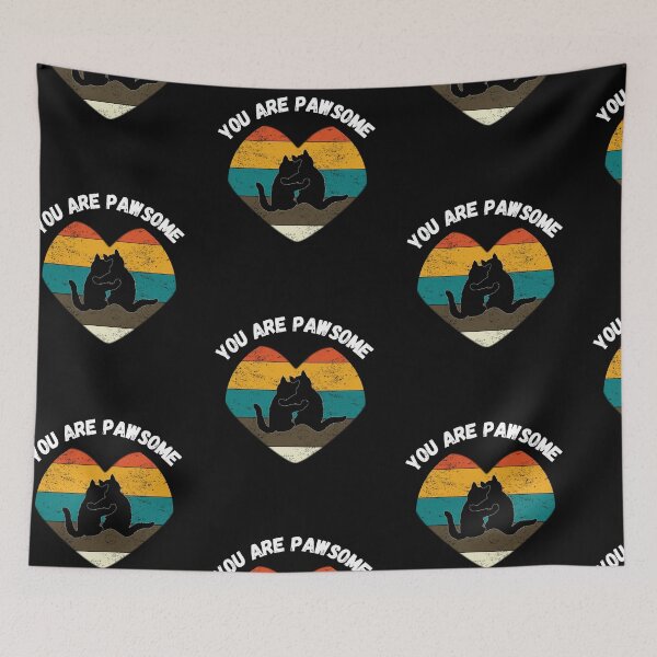 Item preview, My cat is my valentine - Happy Valentines day love Hearts (2021) designed and sold by PrintexDesigns.