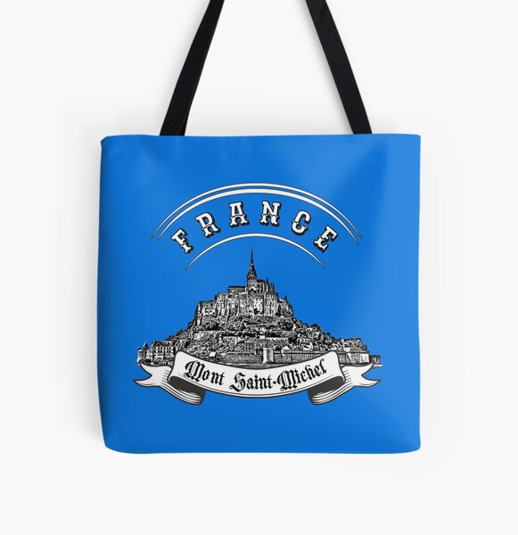 ★Le Mont Saint Michel★ ARMANCE TOTE BAG SmallBLUE Le Mont Saint Michel Tote Bags for Sale | Redbubble