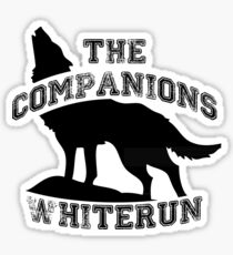 The companions of whiterun - Black Sticker