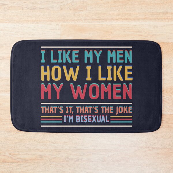 Item preview, Bisexual Funny LGBT Retro Quote Humor Vintage designed and sold by sillyquestions.