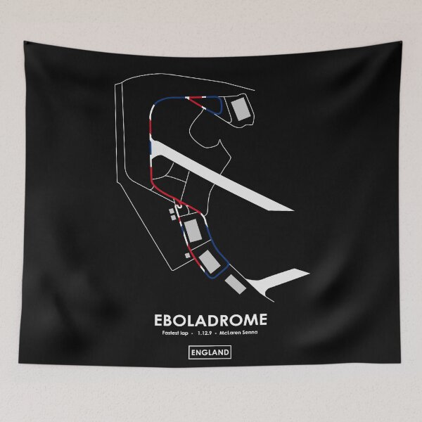 Item preview, EBOLADROME - ENGLAND TRACK MAP FLAG designed and sold by andreanastasio.