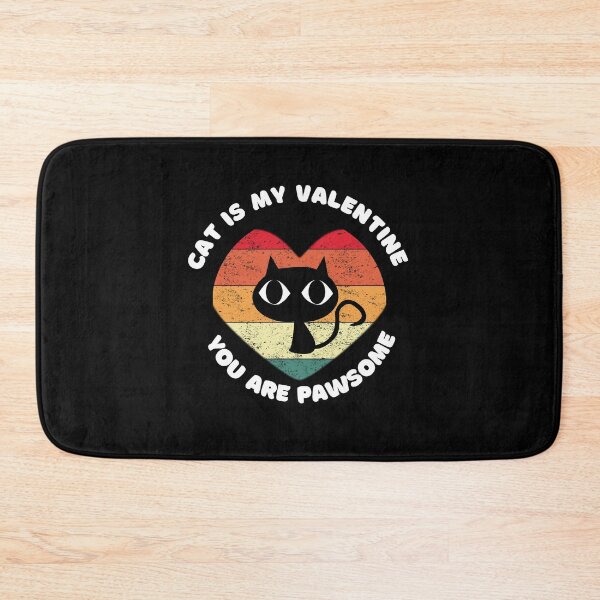 Item preview, My cat is my valentine - Happy Valentines day love Hearts (2021) designed and sold by PrintexDesigns.