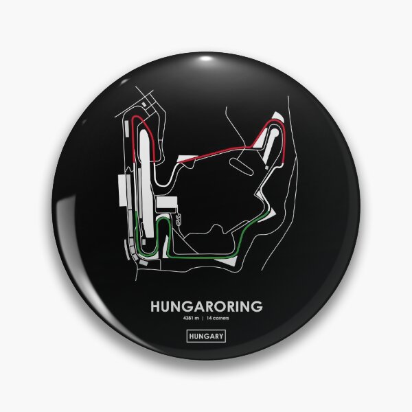 Item preview, HUNGARORING - HUNGARY TRACK MAP FLAG designed and sold by andreanastasio.