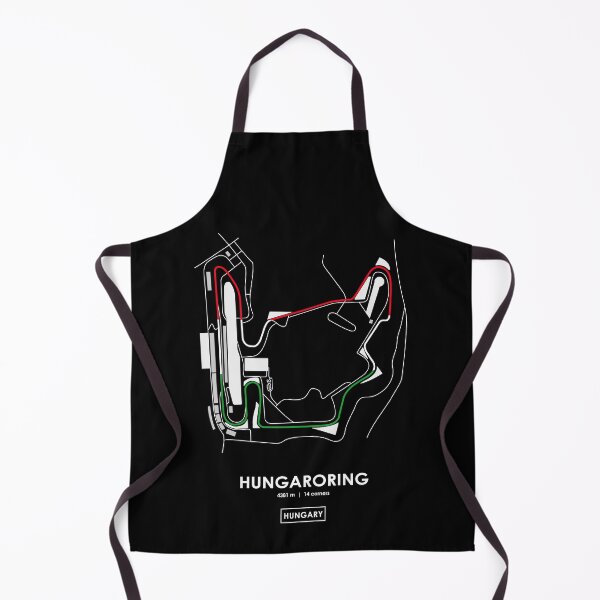 Item preview, HUNGARORING - HUNGARY TRACK MAP FLAG designed and sold by andreanastasio.
