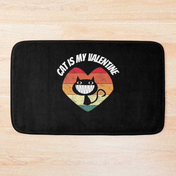 Item preview, My cat is my valentine - Happy Valentines day love Hearts (2021) designed and sold by PrintexDesigns.