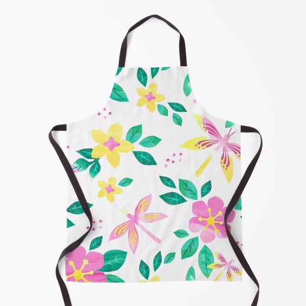 Item preview, Large pink florals and butterflies designed and sold by Katbydesign.