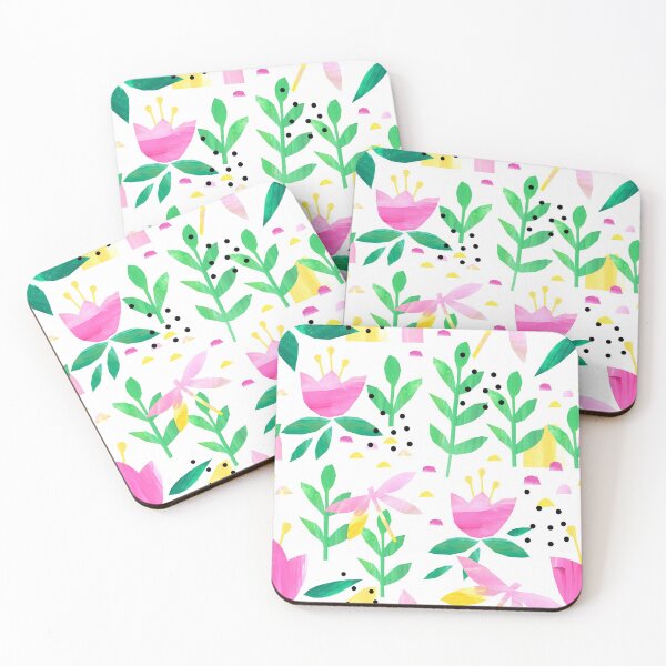 Item preview, Large pink florals  designed and sold by Katbydesign.