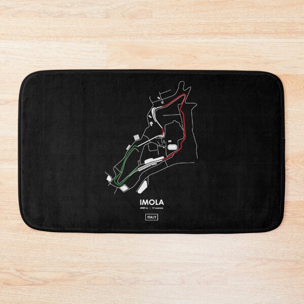 Item preview, IMOLA - ITALY TRACK MAP FLAG designed and sold by andreanastasio.