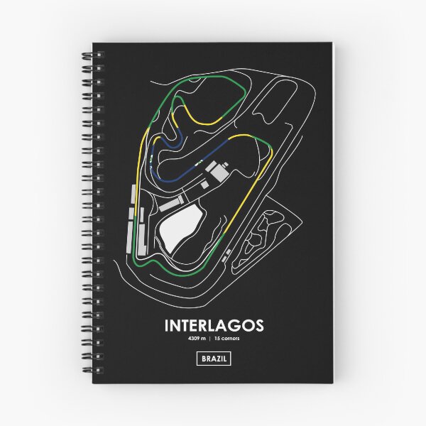 Item preview, INTERLAGOS - BRAZIL TRACK MAP FLAG designed and sold by andreanastasio.