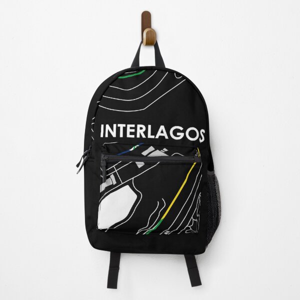 Item preview, INTERLAGOS - BRAZIL TRACK MAP FLAG designed and sold by andreanastasio.