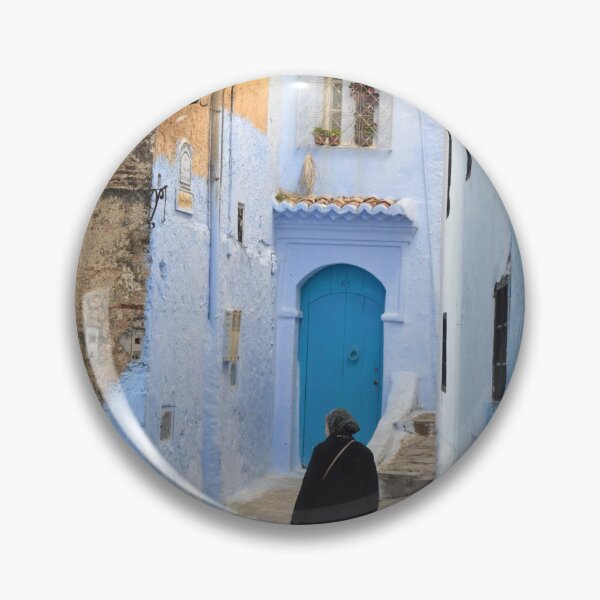 Item preview, Mother and Baby in Blue City Chefchaouen Morocco designed and sold by AnNisaArt.